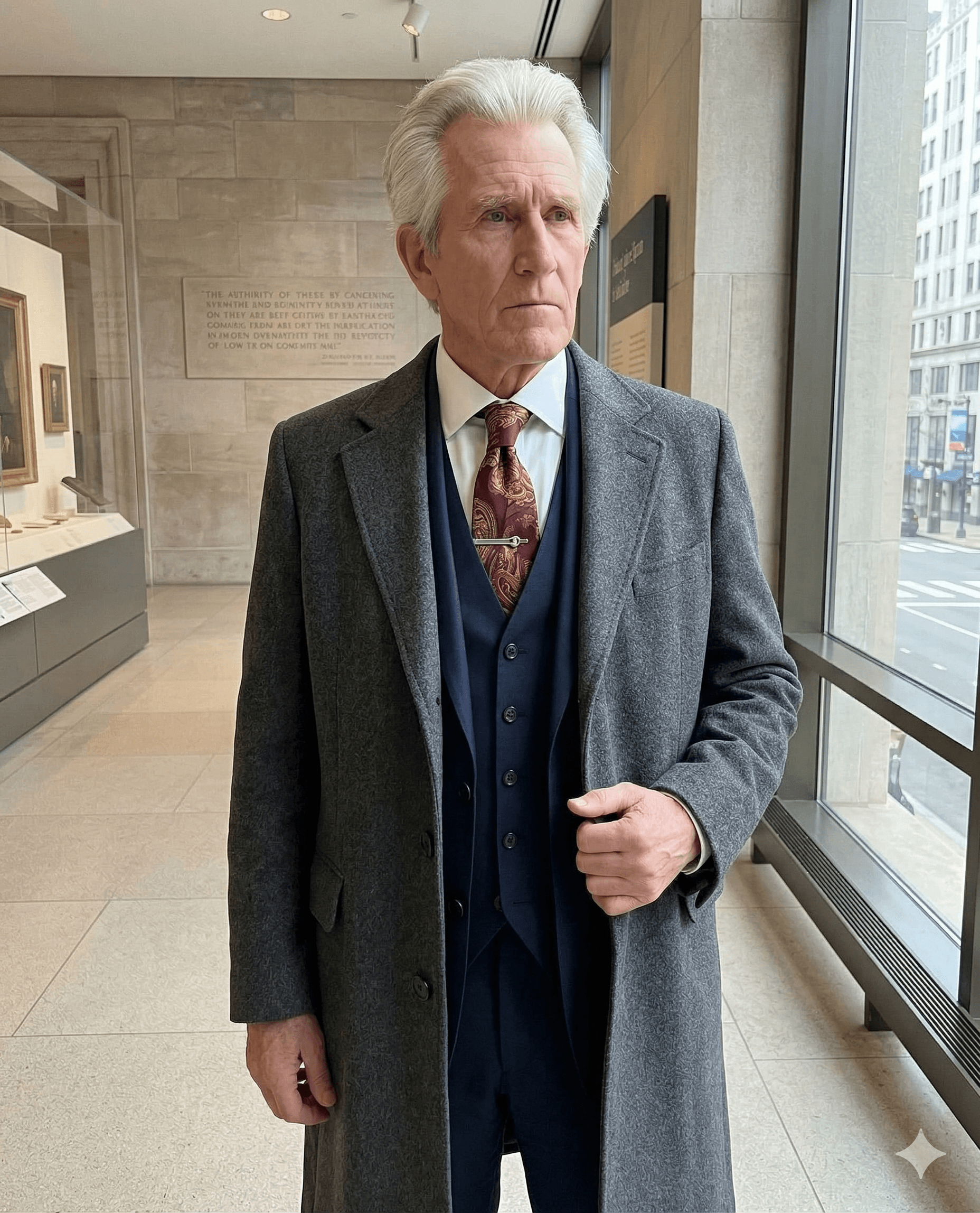 Circular framed portrait of Andrew Jackson